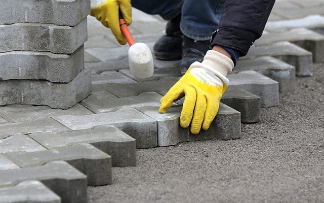 Concrete paving